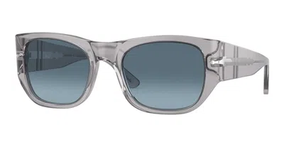 Persol Po3308s 309/q8 Men's Sunglasses Grey Size 51 In Gray