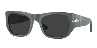 Persol Po3308s Polarized 117348 Men's Sunglasses Grey Size 54 In Gray