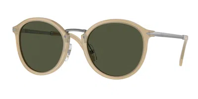 Persol Po3309s/s Asian Fit 116931 Men's Sunglasses Brown Size 51 In Transparent Beige