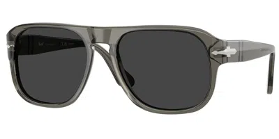 Persol Po3310s Jean Polarized 110348 Men's Sunglasses  Size 54 In Gray