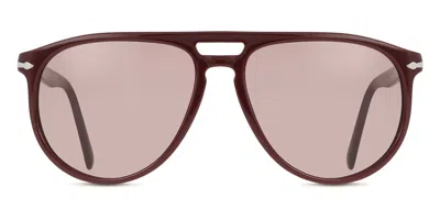 Persol Po3311s 118753 Men's Sunglasses Burgundy Size 55 In Dark Burgundy