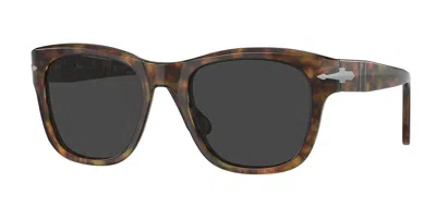 Persol Po3313s Polarized 108/48 Men's Sunglasses Tortoiseshell Size 52 In Brown
