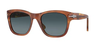 Persol Po3313s Polarized 96/s3 Men's Sunglasses Tortoiseshell Size 55 In Brown