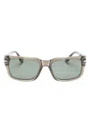 Persol Po3315s Rectangle-frame Sunglasses In 灰色