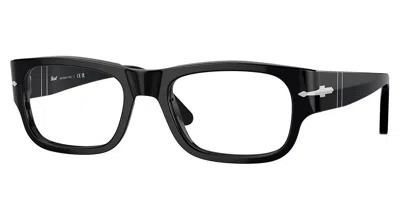 Persol Po3324v 95 Men's Glasses Black Size 56 - Free Lenses - Blue Light Block Available