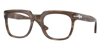 Persol Po3325v Men's Glasses, Brown, Size 50