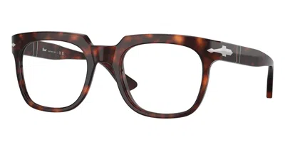 Persol Po3325v Men's Glasses, Tortoiseshell, Size 50 In Brown
