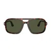 Persol Square Frame Sunglasses In Marrone