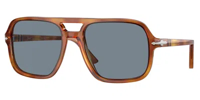 Persol Po3328s 96/56 Men's Sunglasses Tortoiseshell Size 58 In Brown