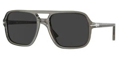 Persol Po3328s Polarized 110348 Men's Sunglasses Grey Size 55