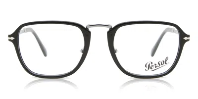Persol Po3331v 95 Men's Glasses Black Size 50 - Free Lenses - Blue Light Block Available