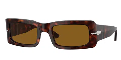 Persol Po3332s Francis 24/33 Men's Sunglasses Tortoiseshell Size 54 In Brown