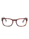 Persol Po3334v Square-frame Glasses In Brown