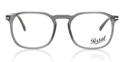 Persol Po3337v Men's Glasses, Clear, Size 52 In Gray