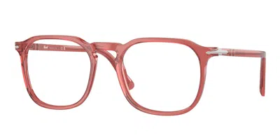Persol Po3337v Men's Glasses, Red, Size 50