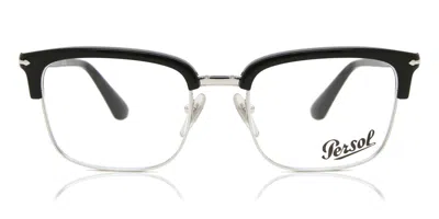 Persol Po3340v Lina 95 Men's Glasses Black Size 52 - Free Lenses - Blue Light Block Available In Green