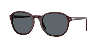 Persol Po3343s 1241r5 Occhiali Da Sole Borgogna Per Uomo