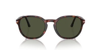 Persol Po3343s Havana Sunglasses In Green