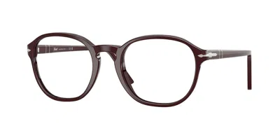 Persol Po3343v 1241 Occhiali Da Vista Borgogna Per Uomo (solo Montatura)