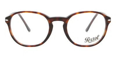 Persol Po3343v Men's Glasses, Tortoiseshell, Size 51 In Brown