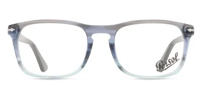 Persol Po3344v Men's Glasses, Grey, Size 52 In Blue