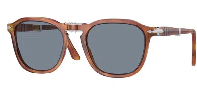 Persol Po3345s 96/56 Men's Sunglasses Brown Size 54 In Blue