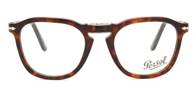 Persol Po3345v Rene Men's Glasses, Tortoiseshell, Size 52 In Brown