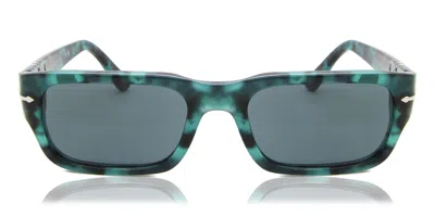 Persol Po3347s Adrien 1211r5 Men's Sunglasses Tortoiseshell Size 55 In Blue