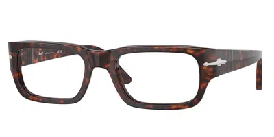 Persol Po3347v Men's Glasses, Tortoiseshell, Size 53 In Brown
