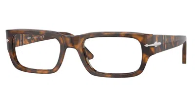 Persol Po3347v Men's Glasses, Tortoiseshell, Size 53 In Brown