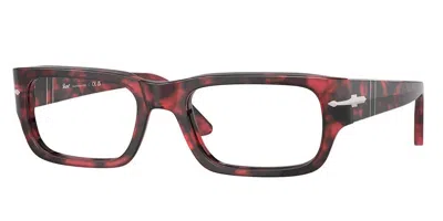 Persol Po3347v Men's Glasses, Tortoiseshell, Size 53 In Red