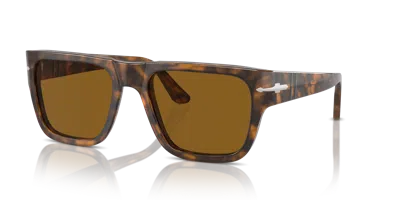 Persol Po3348s 121033 Occhiali Da Sole Tartarugatishell Per Uomo In Brown