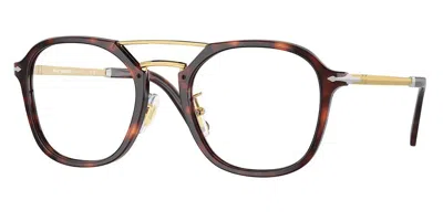 PERSOL PO3352S 24/GG MEN'S GLASSES TORTOISESHELL SIZE 55 - FREE LENSES - BLUE LIGHT BLOCK AVAILABLE