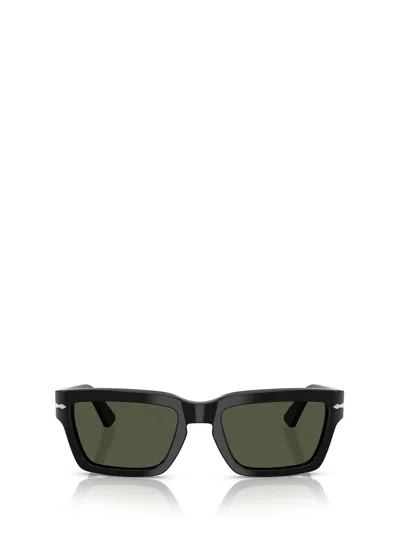 Persol Rectangular Frame Sunglasses In Green