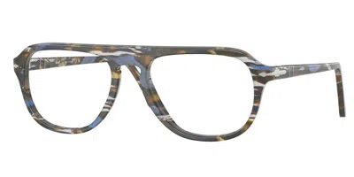 Persol Po3368v Men's Glasses, Blue, Size 56
