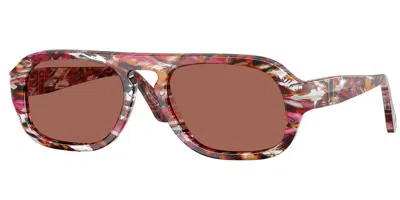 Persol Po3369s 1220h2 Men's Sunglasses Pink Size 54