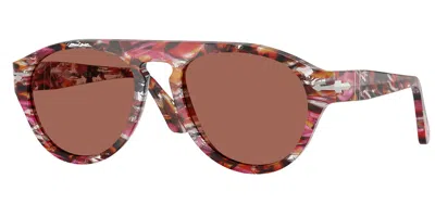 Persol Po3370s 1220h2 Men's Sunglasses Pink Size 53