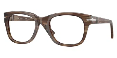 Persol Po3372v Men's Glasses, Brown, Size 53