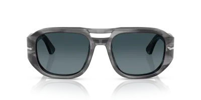 Persol Po3373s In Light Blue Gradient Dark Blue