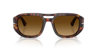 Persol Po3373s In Light Brown Gradient Dark Brow