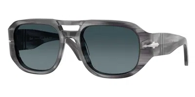 Persol Po3373s Vincent 1192s3 Occhiali Da Sole Grigi Per Uomo