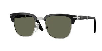 Persol Po3375s Polarized 95/58 Occhiali Da Sole Neri Per Uomo In Green