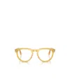 Persol Geometric Eyeglass Frames In Yellow