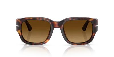 Persol Po3380s In Light Brown Gradient Dark Brow