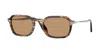 Persol Po3381s 123653 Occhiali Da Sole Marroni Per Uomo In Brown