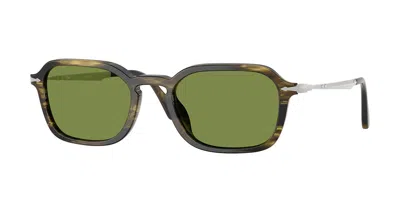 Persol Po3381s 12374e Occhiali Da Sole Verdi Per Uomo