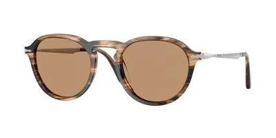 Persol Po3383s 123653 Occhiali Da Sole Marroni Per Uomo