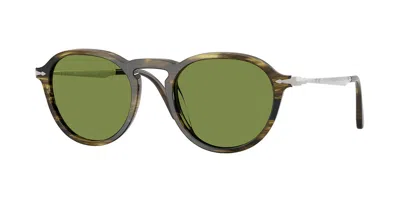 Persol Po3383s 12374e Occhiali Da Sole Verdi Per Uomo