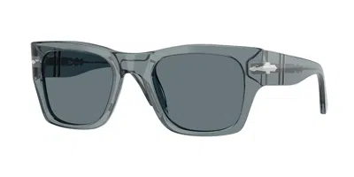 Persol Po3384s Polarized 12273r Occhiali Da Sole Blu Per Uomo