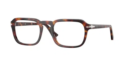 Persol Po3390v 24 Occhiali Da Vista Tartarugatishell Per Uomo (solo Montatura) In Brown